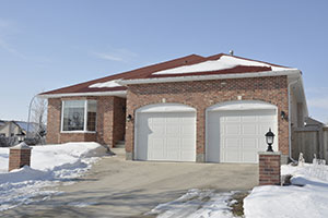 Winter clear driveway